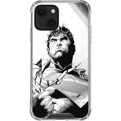 DC Comics Superman Unchained #1 SD Comic Con Variant Cover New 52 Art by Jim Lee iPhone 14 Plus Clear Case
