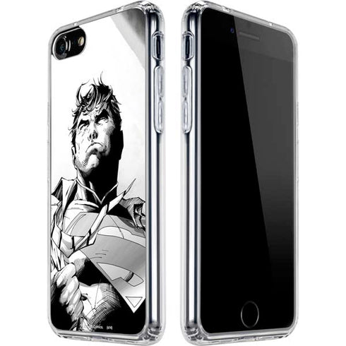 DC Comics Superman Unchained #1 SD Comic Con Variant Cover New 52 Art by Jim Lee iPhone SE (2nd & 3rd Gen) Clear Case