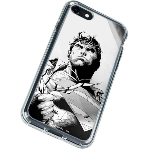 DC Comics Superman Unchained #1 SD Comic Con Variant Cover New 52 Art by Jim Lee iPhone SE (2nd & 3rd Gen) Clear Case