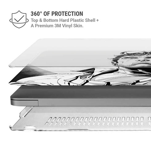 DC Comics Superman Unchained #1 SD Comic Con Variant Cover New 52 Art by Jim Lee MacBook Pro 16in (2021-25) Case plus Skin