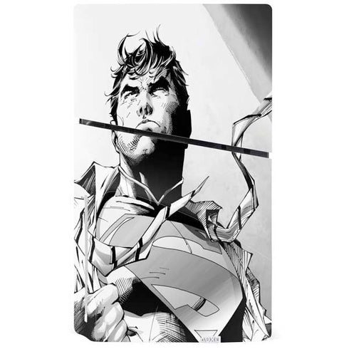 DC Comics Superman Unchained #1 SD Comic Con Variant Cover New 52 Art by Jim Lee PS5 Slim Disk Console Skin