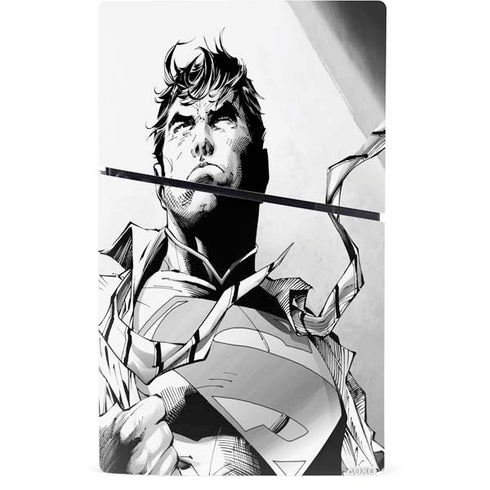 DC Comics Superman Unchained #1 SD Comic Con Variant Cover New 52 Art by Jim Lee PS5 Slim Digital Edition Console Skin