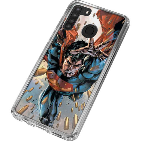 DC Comics Superman Adventures of Superman #3 Art by Stephen Segovia Galaxy A21 Clear Case