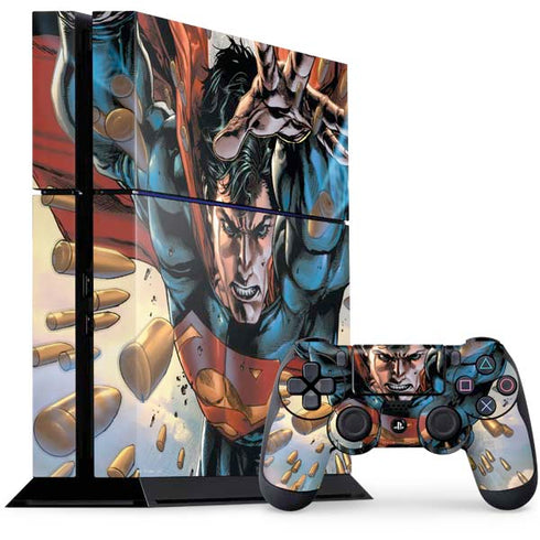 DC Comics Superman Adventures of Superman #3 Art by Stephen Segovia PS4 Console and Controller Bundle Skin