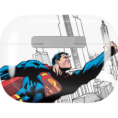 DC Comics Superman Super Speed Flying Over City AirPods Pro 2nd Gen Skin
