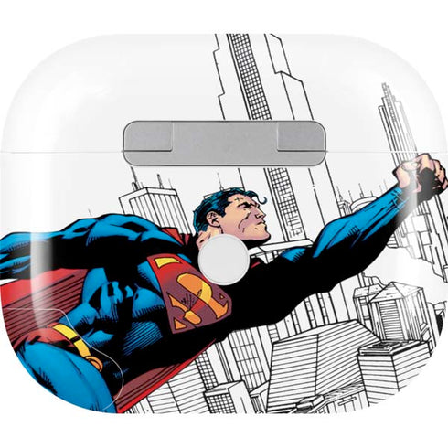 DC Comics Superman Super Speed Flying Over City Apple AirPods (3rd Gen 2021) Skin