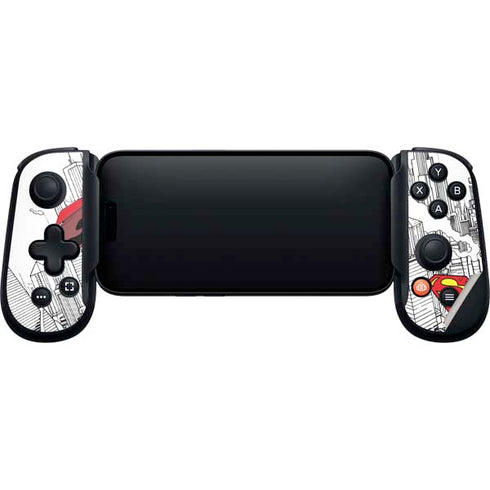 DC Comics Superman Super Speed Flying Over City Backbone One for iPhone Game Controller Skin