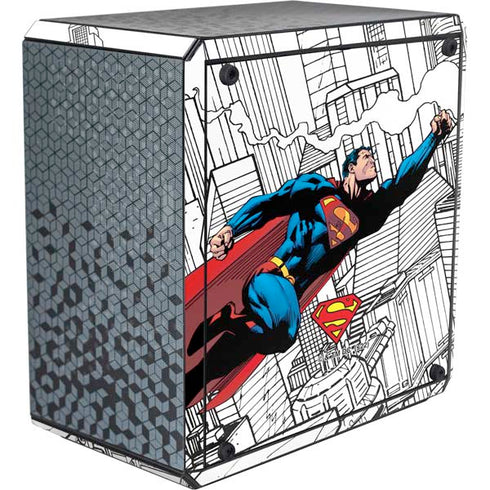 DC Comics Superman Super Speed Flying Over City Cooler Master MasterBox Q300L Mini Tower Skin