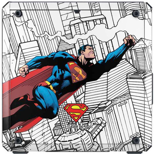 DC Comics Superman Super Speed Flying Over City Cooler Master MasterBox Q300L Mini Tower Skin