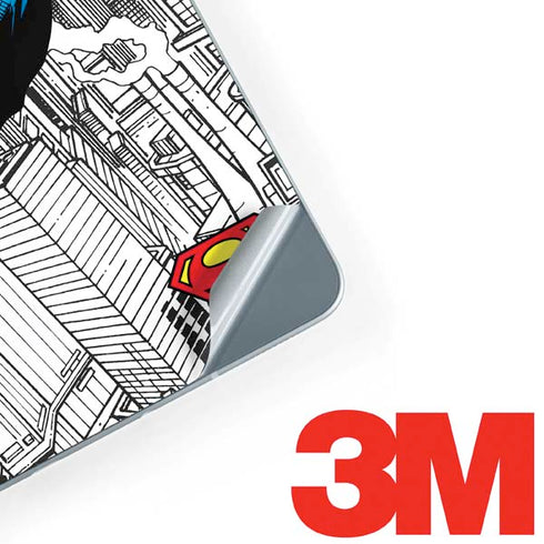 DC Comics Superman Super Speed Flying Over City Galaxy Book 12in Skin