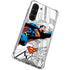 DC Comics Superman Super Speed Flying Over City Galaxy S23 Clear Case