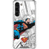 DC Comics Superman Super Speed Flying Over City Galaxy S23 Plus Clear Case