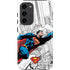 DC Comics Superman Super Speed Flying Over City Galaxy S23 Plus Pro Case