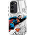 DC Comics Superman Super Speed Flying Over City Galaxy S23 Pro Case
