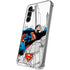 DC Comics Superman Super Speed Flying Over City Galaxy S24 Plus Clear Case