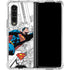 DC Comics Superman Super Speed Flying Over City Galaxy Z Fold4 5G Clear Case