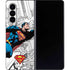 DC Comics Superman Super Speed Flying Over City Galaxy Z Fold4 5G Skin