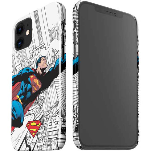 DC Comics Superman Super Speed Flying Over City iPhone 12 Mini Lite Case