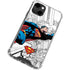 DC Comics Superman Super Speed Flying Over City iPhone 14 Clear Case