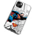 DC Comics Superman Super Speed Flying Over City iPhone 14 Plus Clear Case