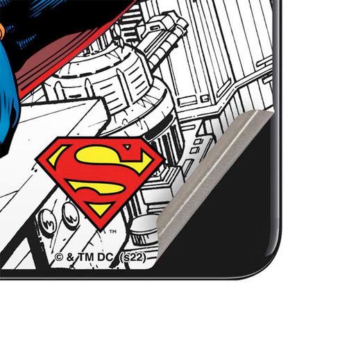 DC Comics Superman Super Speed Flying Over City iPhone SE (2nd & 3rd Gen) Skin