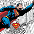 DC Comics Superman Super Speed Flying Over City Moto E5 Play Skin
