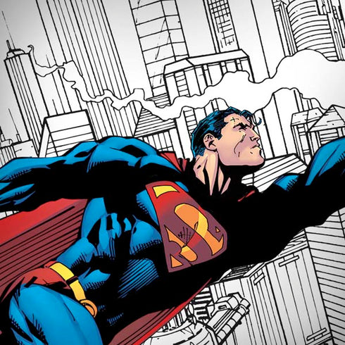 DC Comics Superman Super Speed Flying Over City Moto G6 Skin