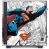 DC Comics Superman Super Speed Flying Over City NZXT H510 Compact ATX Mid-Tower Case Skin