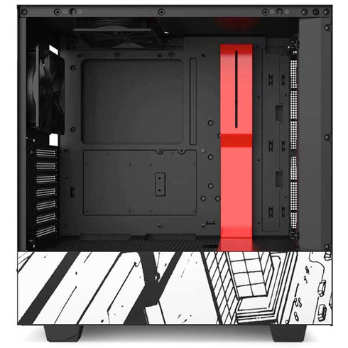 DC Comics Superman Super Speed Flying Over City NZXT H510 Compact ATX Mid-Tower Case Skin