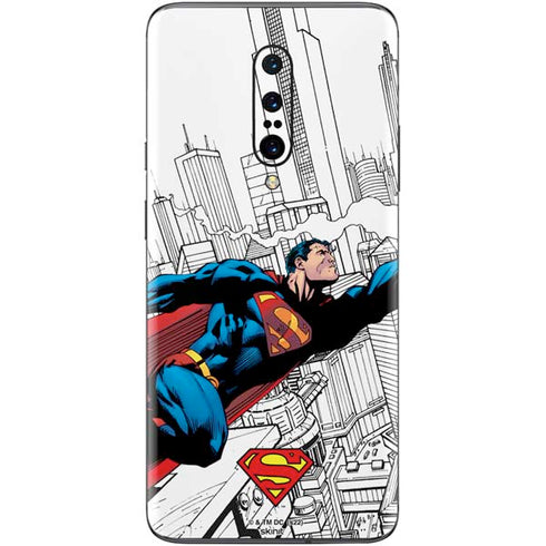 DC Comics Superman Super Speed Flying Over City OnePlus 7 Pro Skin