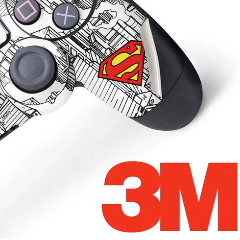 DC Comics Superman Super Speed Flying Over City PS4 Controller Skin