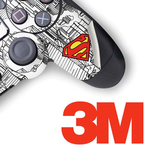 DC Comics Superman Super Speed Flying Over City PS4 Pro/Slim Controller Skin