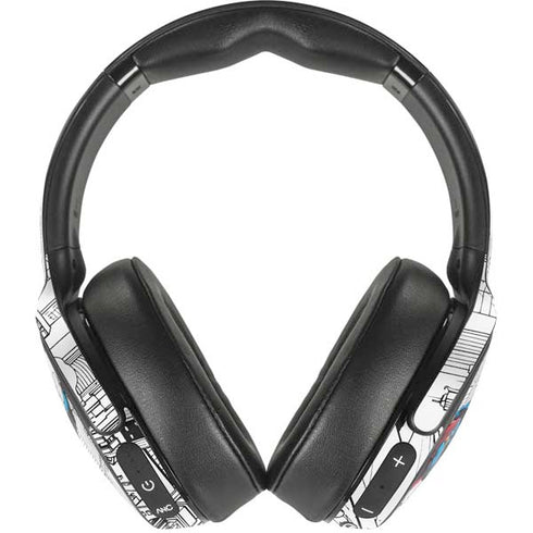 DC Comics Superman Super Speed Flying Over City Skullcandy Venue Skin