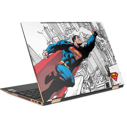 DC Comics Superman Super Speed Flying Over City HP Spectre Skin