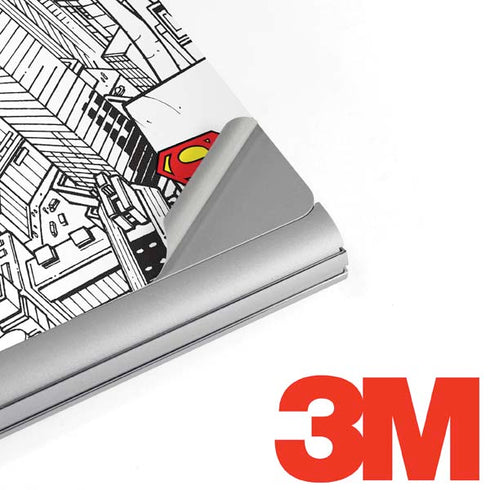 DC Comics Superman Super Speed Flying Over City Surface Book 2 13.5in Skin