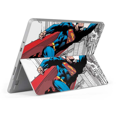 DC Comics Superman Super Speed Flying Over City Surface Go Skin