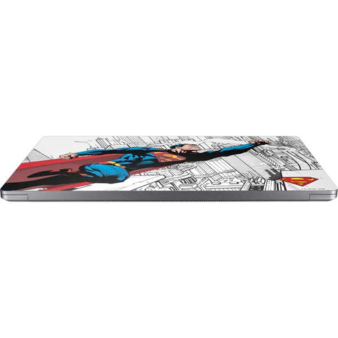 DC Comics Superman Super Speed Flying Over City Universal Laptop 11in (8.8 x 6.2in) Skin