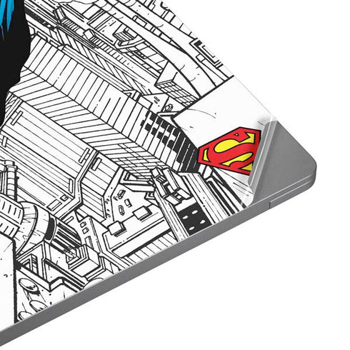 DC Comics Superman Super Speed Flying Over City Universal Laptop 12in (9.8 x 6.8in) Skin