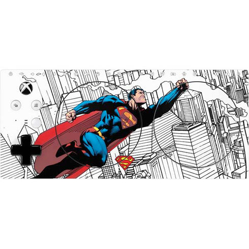 DC Comics Superman Super Speed Flying Over City Xbox Adaptive Controller Skin