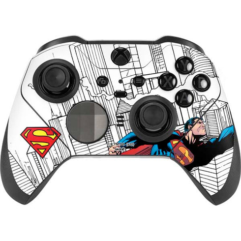 DC Comics Superman Super Speed Flying Over City Xbox Elite Wireless Controller Series 2 Skin