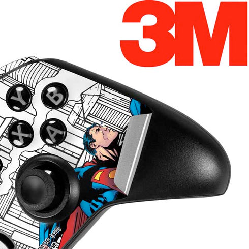DC Comics Superman Super Speed Flying Over City Xbox One Elite Controller Skin