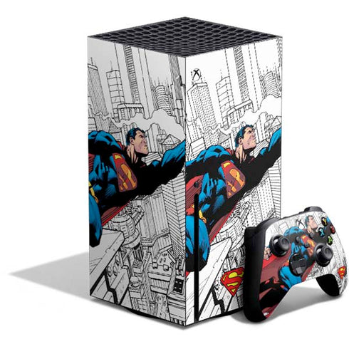DC Comics Superman Super Speed Flying Over City Xbox Series X Bundle Skin