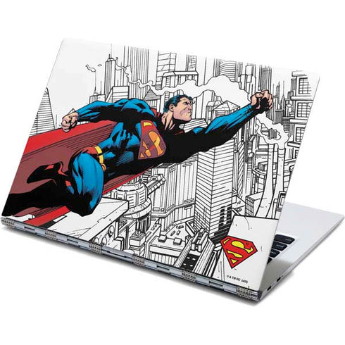 DC Comics Superman Super Speed Flying Over City Yoga 910 2-in-1 14in Touch-Screen Skin