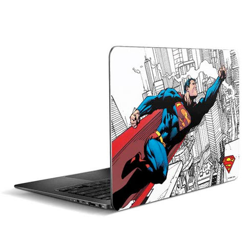 DC Comics Superman Super Speed Flying Over City Zenbook UX305FA 13.3in Skin