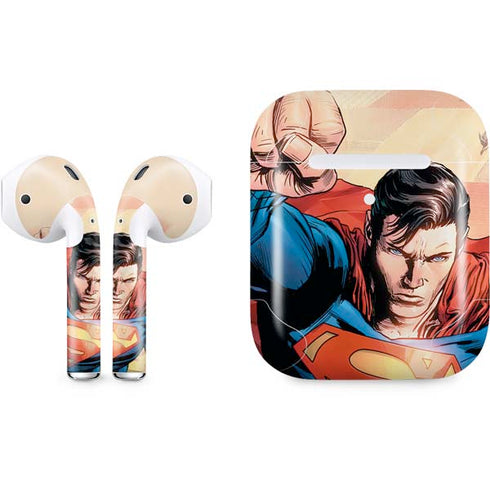 DC Comics Superman Flying Pose Action Comics #957 Art by Patch Zircher Apple AirPods 2 Skin
