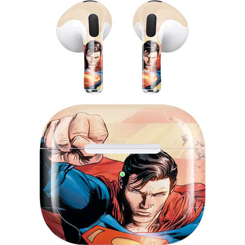 DC Comics Superman Flying Pose Action Comics #957 Art by Patch Zircher Apple AirPods (3rd Gen 2021) Skin