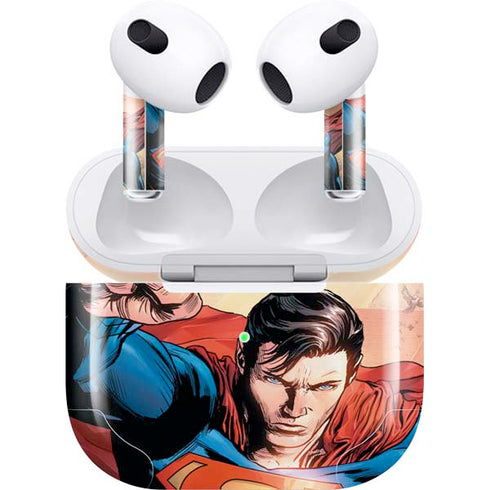 DC Comics Superman Flying Pose Action Comics #957 Art by Patch Zircher Apple AirPods (3rd Gen 2021) Skin