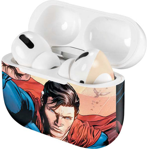DC Comics Superman Flying Pose Action Comics #957 Art by Patch Zircher Apple AirPods Pro Skin