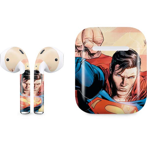 DC Comics Superman Flying Pose Action Comics #957 Art by Patch Zircher Apple AirPods Skin