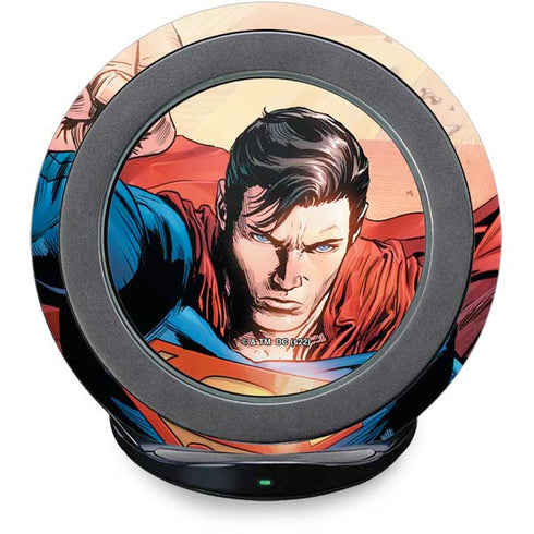 DC Comics Superman Flying Pose Action Comics #957 Art by Patch Zircher Fast Charge Wireless Charging Stand Skin
